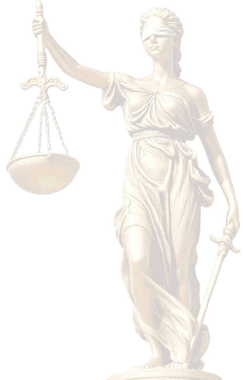 Símbolo da justiça representando os valores da Thallyta Lemes Advocacia